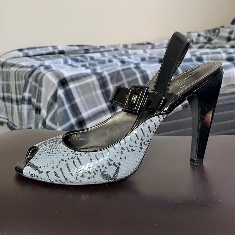 Snakeskin heels